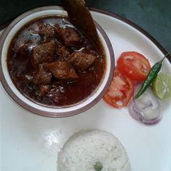 A picture of Soya chikka rogan josh.