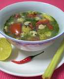 Canh ngao nấu dứa cay cay thanh thanh