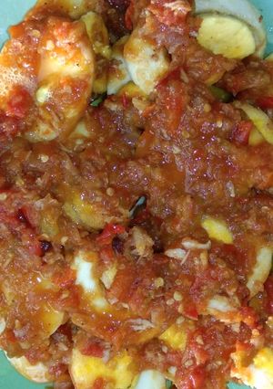 Foto resep Telur Balado buatan mami arjen