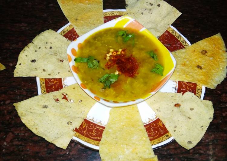 My Daughter love Moong chilka Dal Soup