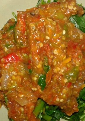 Foto resep plecing kangkung