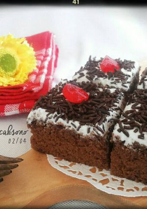 Foto resep Sponge cake coklat ekonomis