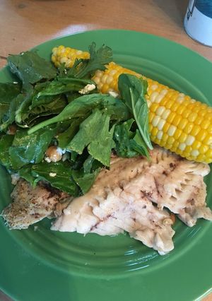 A picture of Marinated Sea Bass.