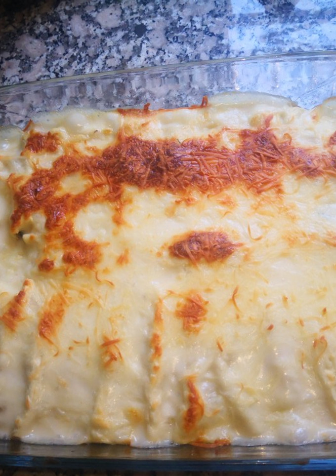 Una foto de Canelones de carne y verduras