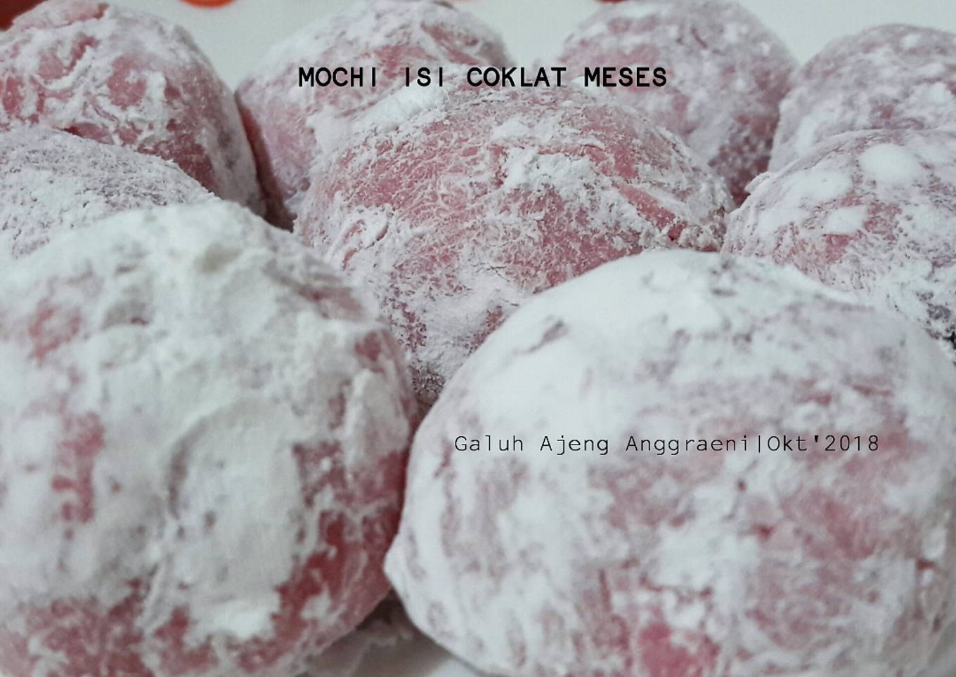 Resep Mochi isi coklat meses