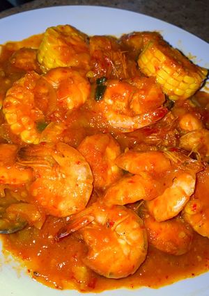 Foto resep Udang saus padang