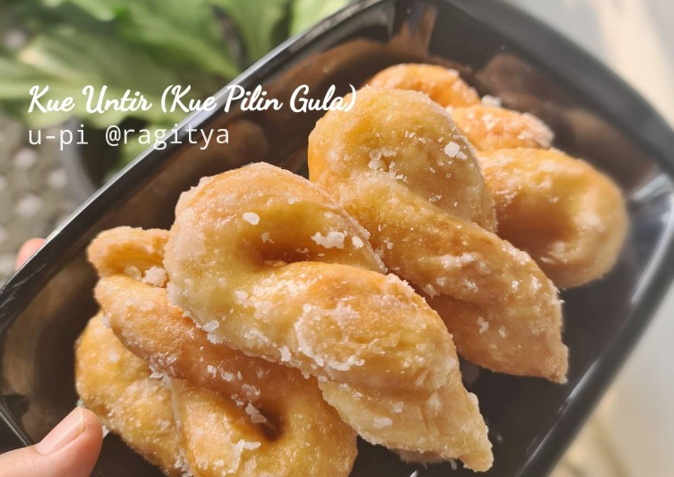 Kue Untir (Pilin Gula) - No Knead, No Egg