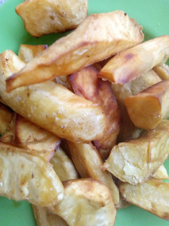 A picture of Fried potatoes(peppered).