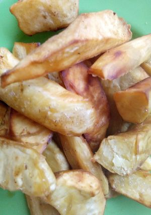 A picture of Fried potatoes(peppered).