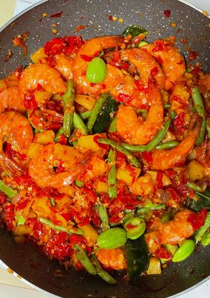 Foto resep Udang Saus Balado ala Chef Devina H