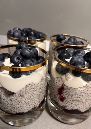 Chia magos puding kókusztejjel 🥥 recept fotója