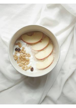 Foto resep Sarapan pagi Oatmeal Apel ❤, day 1 my diet story