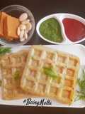 Lentils-Dill Leaves Waffle