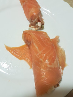 Una foto de Rollo de salmón ahumado