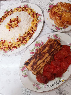 عکسی از دستور کوبیده بوقلمون تابه ای😋