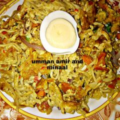 A picture of Soyayyiyar indomie da kwai.