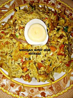 A picture of Soyayyiyar indomie da kwai.