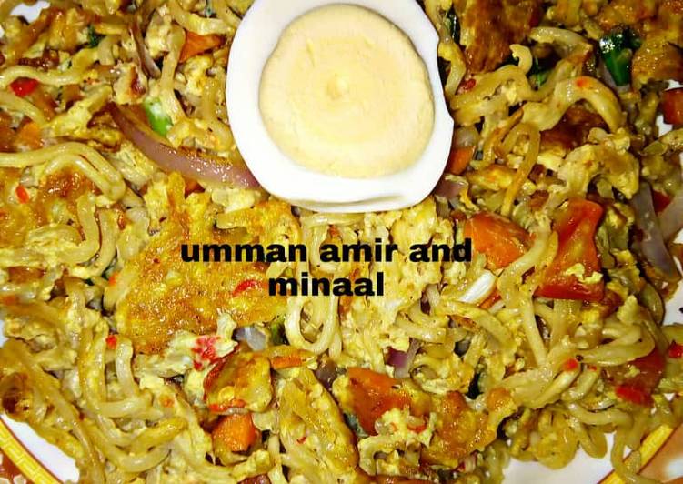 Recipe of Perfect Soyayyiyar indomie da kwai