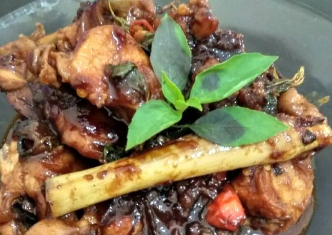 2.Ayam kemangi kecap pedas