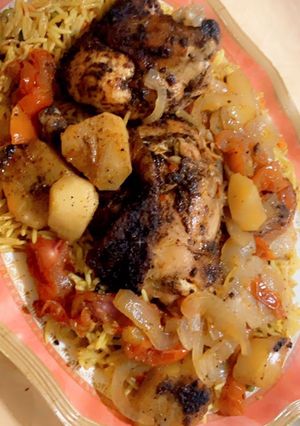 صورة لوصفة لحمة بالخضروات ♥️🐓