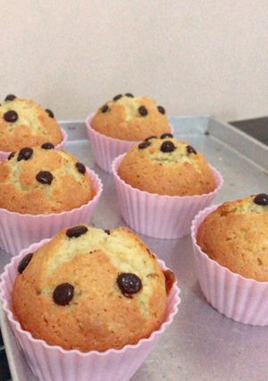 Foto resep Vanilla muffin full minyak sayur tanpa margarin dan butter