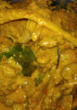 Foto resep Gulai tunjang & tetelan sapi