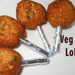 A picture of Veg Paneer Lollypop.