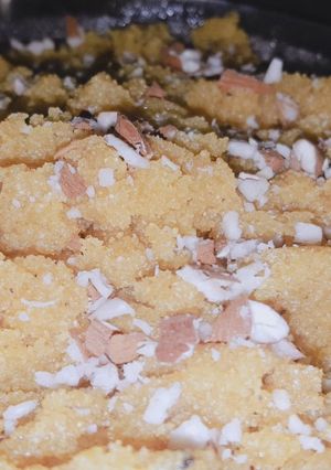 A picture of Suji ka halwa.