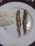 Ikan shisamo goreng (start 8+)