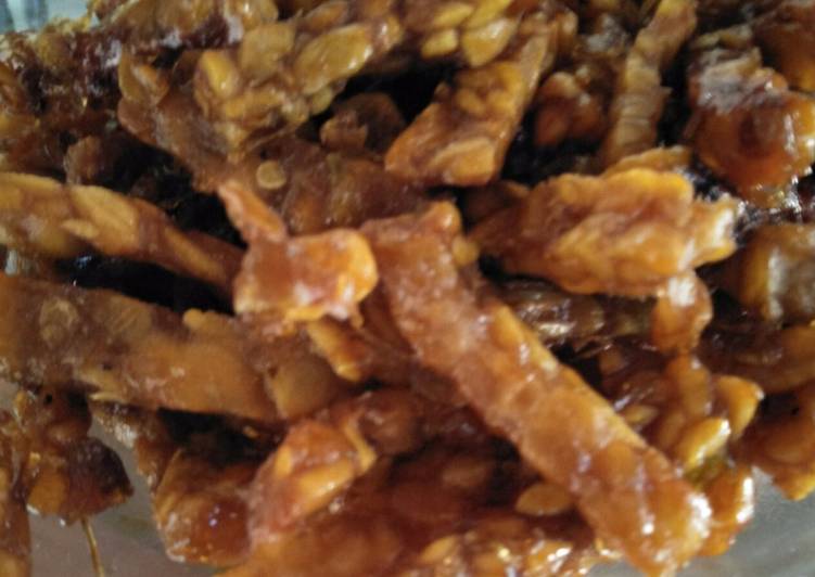 Cara Gampang Membuat Kering tempe pedas manis Anti Gagal