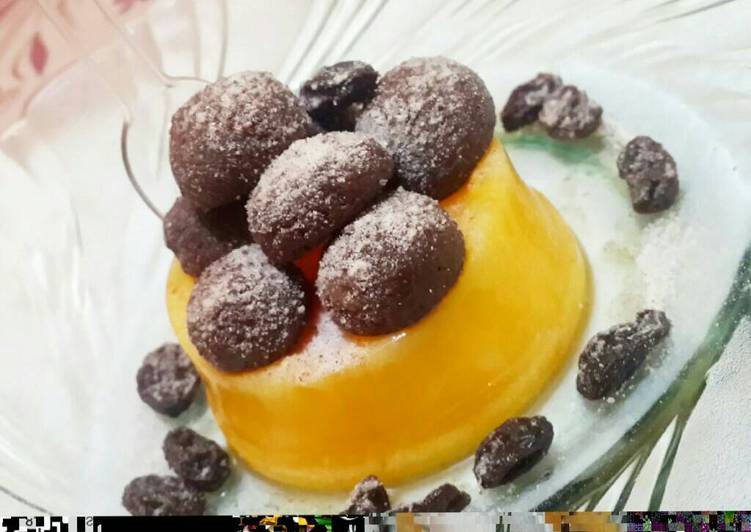 Resep: LezatRaisin Orange Jelly with Trufle Milo