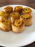 Healthy Leftover Poha Roll