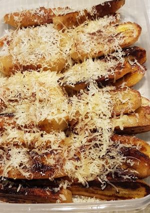 Foto resep Pisang Bakar Karamel Tabur Keju