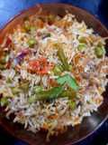 Green Peas biryani