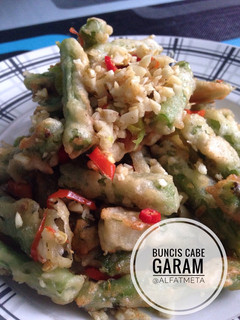 Foto resep Buncis Cabe Garam ala Restoran
