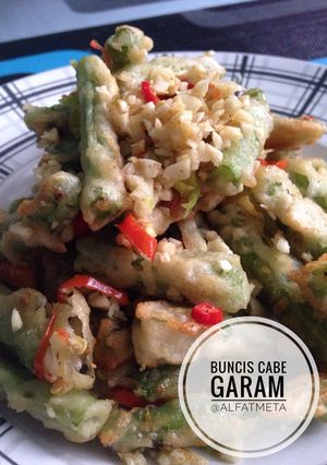 Foto resep Buncis Cabe Garam ala Restoran