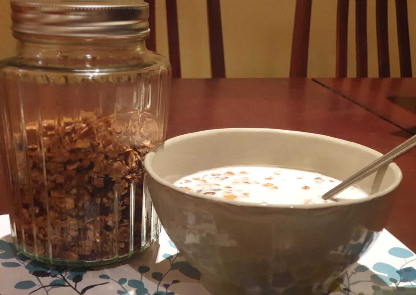 Granola casera sin azúcar (fácil, sencilla y rápida)