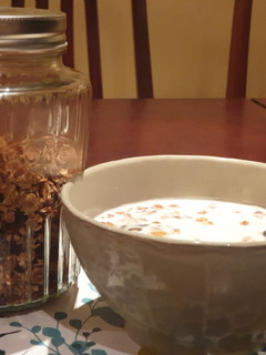Una foto de Granola casera sin azúcar (fácil, sencilla y rápida)