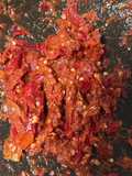 Sambal Trasi mentah kesukaan suami