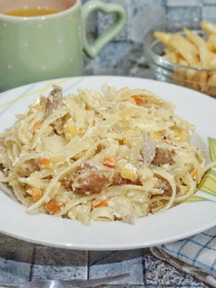 Foto resep Fettucine Alfredo