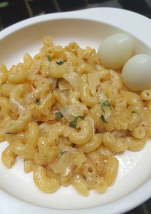 Foto resep MACCARONI CARBONARRA ala ala😁 (MPASI 1 TAHUN)