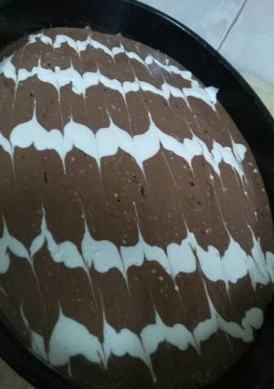 صورة لوصفة كيكة البسكويت بصوص النوتيلا