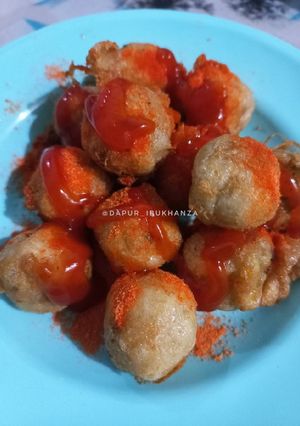 Foto resep Pentol goreng (cilok goreng)
