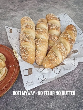 Langkah Gampang Menyiapkan Resep ROTI MYWAY - NO TELUR NO BUTTER yang Menggugah Selera Anti Ribet, Lezat Sekali