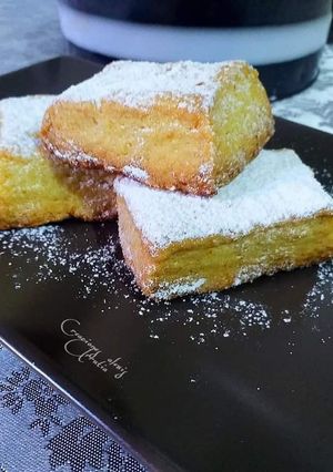 Una foto de Hojaldrinas de mantequilla y clementinas confitadas