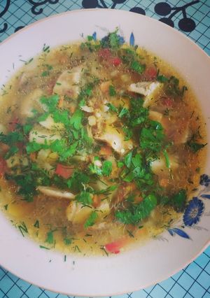 O poză a rețetei Ciorbă de mânătărci (hribi).