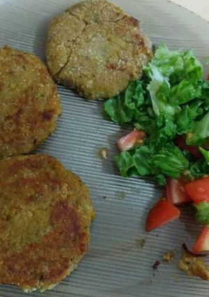 Una foto de Hamburguesas de soja y verduras