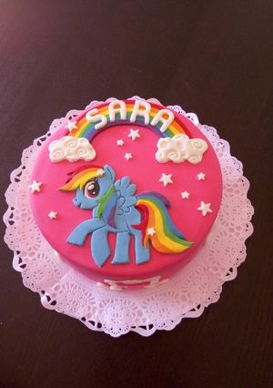 Foto principal de Tarta mi pequeño pony