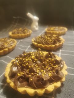 Tartelette csokoládékrémmel recept fotója