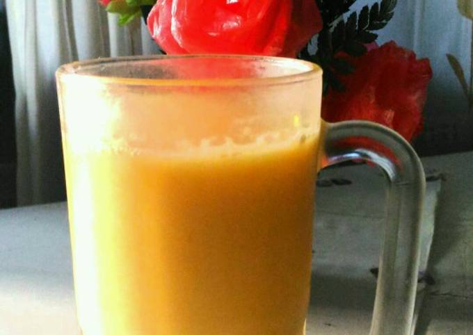 Ini dia! Bagaimana cara memasak Es Sari Buah Mangga  sedap